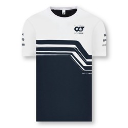 Camiseta Alpha Tauri 2022 Azul/Blanco