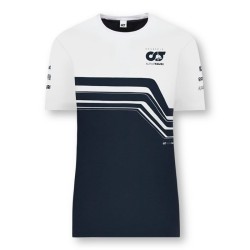 Camiseta Alpha Tauri 2022 Azul/Blanco Mujer