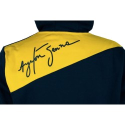 Sudadera racing Ayrton Senna azul