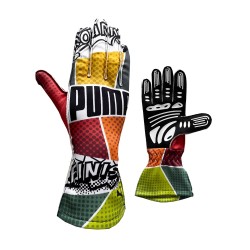 Guantes Puma Karting Puzzle Red