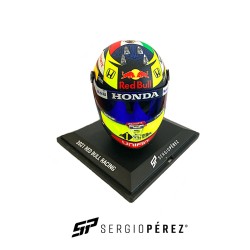 Sergio Pérez 2021 Mini Helmet Schuberth escala 1:4