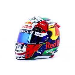 Sergio Perez 2022 GP MEXICO Mini helmet Schuberth escala 1:2