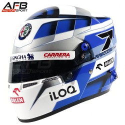 Kimi Raikkonen Mini Helmet 2021 Last Race GP ABU DHABI- Bell escala 1:2