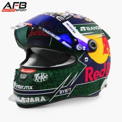 Sergio Pérez 2024 GP Miami Mini Helmet Schuberth escala 1:2. Precio 175€