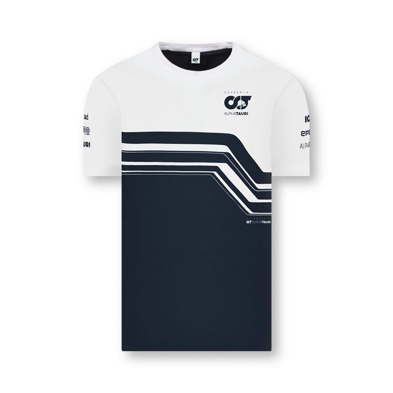 Camiseta Alpha Tauri 2022 Azul/Blanco