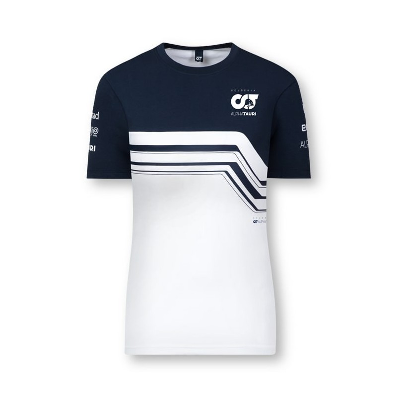 Camiseta Alpha Tauri 2022 Blanco/Azul Mujer