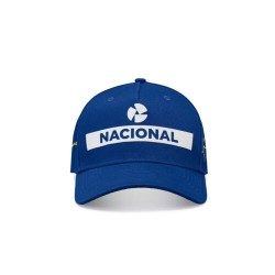 Gorra azul Ayrton Senna "Nacional" para niño