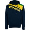 Sudadera racing Ayrton Senna azul