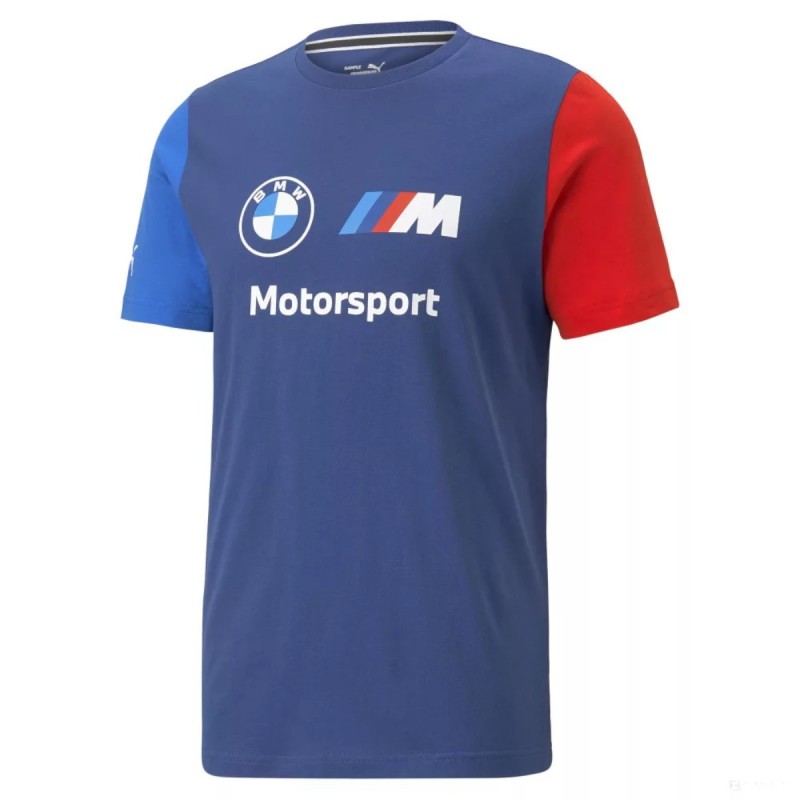 Camiseta con logo BMW PUMA MMS ESS azul