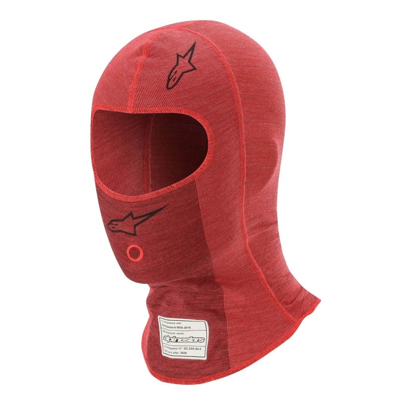 Alpinestars zx balaclava evo v2 red/drk/red