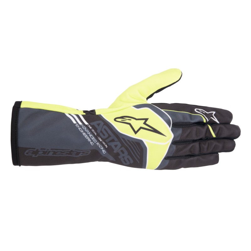 Alpinestars Tech-1 K Race V2 guante Ant/Lime