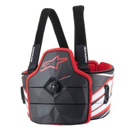 Protector costillas Alpinestars AK-1 Negro/Blanco/Rojo para NIÑO