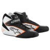 Alpinestars tech-1 t botas blk/wht/org/fl