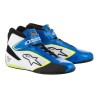 Alpinestars tech-1 t botas blu/wht/yel/fl