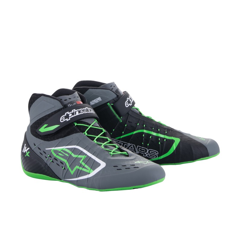 Alpinestars Tech-1 Kx V2 BOTAS KARTING Blk/Drk Gre/Gren Fl