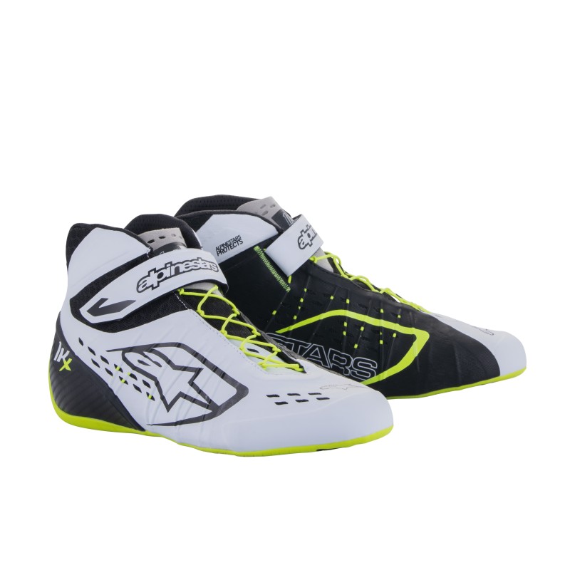 Alpinestars Tech-1 Kx V2 BOTAS KARTING Blk/Wht/Yel Fl