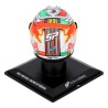 Sergio Pérez Mexican GP 2021  Mini Helmet Schuberth escala 1:4 + VITRINA