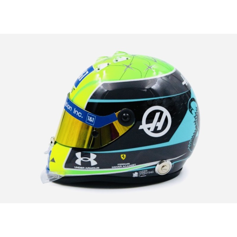 Mick Schumacher Mini Helmet 2022 - Schuberth escala 1:2