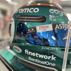 Réplica do capacete Fernando Alonso 1:1 – GP Silverstone 2023