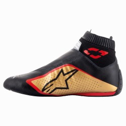 Alpinestars Supermono V2 Boots Black/Gold/Red - Buy Now