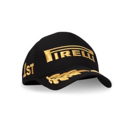 Pirelli Podium Cap special edition Gold edition cap used by F1 drivers