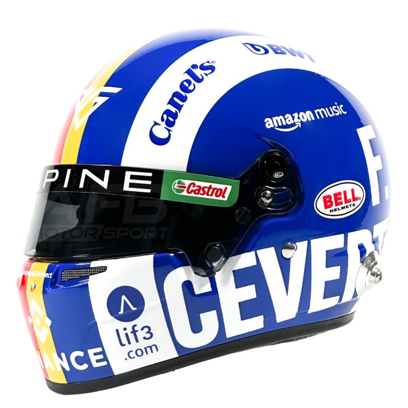 Pierre Gasly 2023 GP Austin Mini Capacete Bell escala 1:2