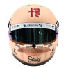 Valtteri Bottas test Bahrain 2023 "Mustache" Mini Helmet. Stilo 1:2 scale