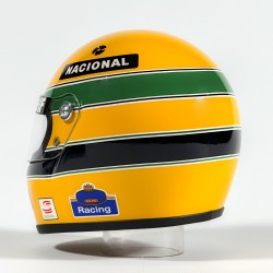 Ayrton Senna minihelm 1994 replica F1-helm schaal 1:2