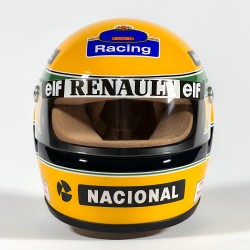 Ayrton Senna minihelm 1994 replica F1-helm schaal 1:2
