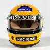 Ayrton Senna minihelm 1994 replica F1-helm schaal 1:2