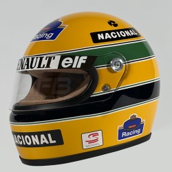 Mini casco Ayrton Senna replica casco F1 del 1994 scala 1:2