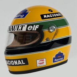Ayrton Senna minihelm 1994 replica F1-helm schaal 1:2