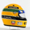 Ayrton Senna mini capacete 1993 réplica capacete F1 escala 1:2