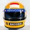 Mini casco Ayrton Senna replica casco F1 del 1993 scala 1:2