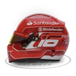 PRE-ORDER Charles Leclerc 2024 Mini Helmet Bell escala 1:2.  Precio 159€