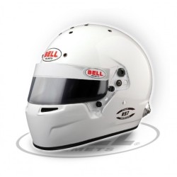 RS7 white (HANS) FIA 8859/SA2020 Bell helmet