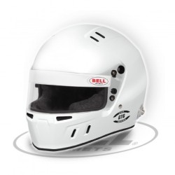 GT6 white (Hans) FIA 8859/SA2020 Bell helmet