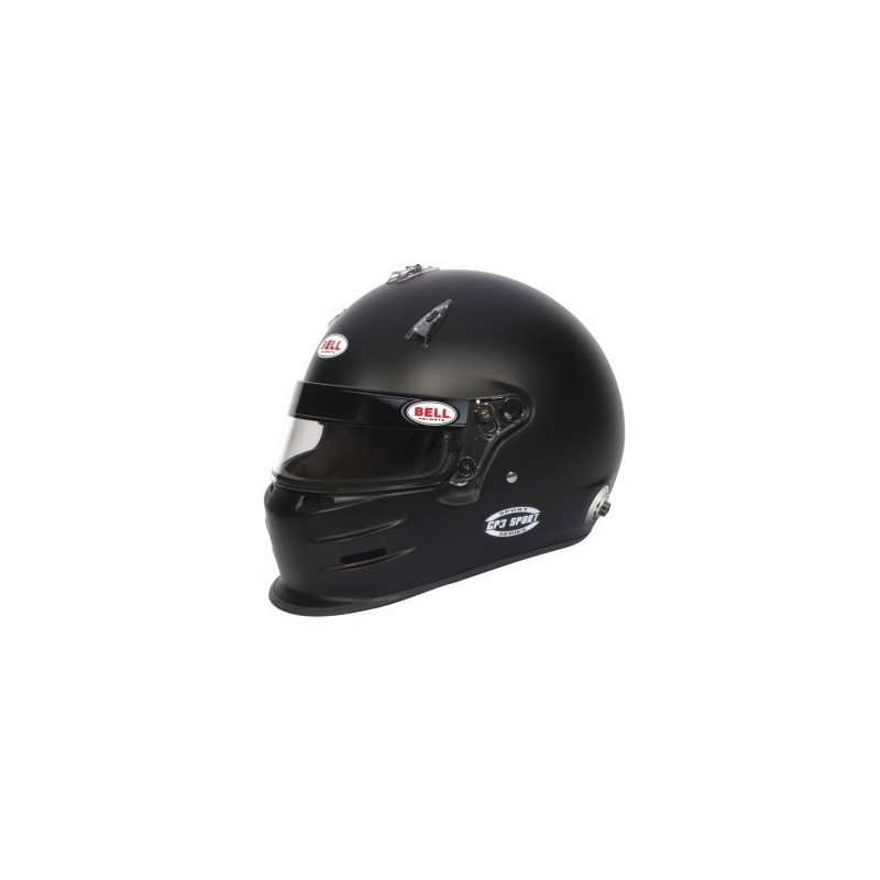 GP3 sport matte black (Hans) FIA 8859-2015 Bell helmet