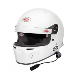 GT6 RALLY white (Hans) FIA 8859/SA2020 Bell helmet