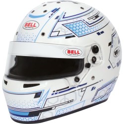 RS7-K STAMINA white/blue K2020 Bell helmet
