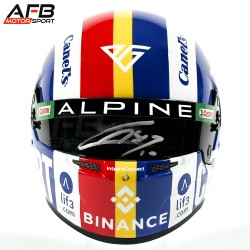 Pierre Gasly 2023 GP Austin Mini Helmet Bell escala 1:2 Signed