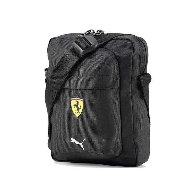 Bolsa portátil Ferrari Race para hombre negra