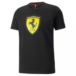 Camiseta Puma Ferrari para hombre Big Shield negra