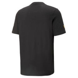 Camiseta Ferrari Race Big Shield para hombre Heritage negra