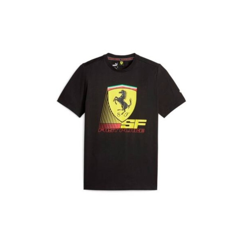 Camiseta Ferrari Race para hombre negra