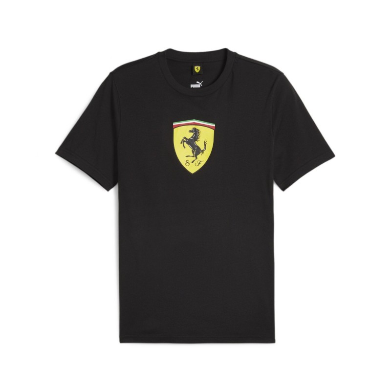 Camiseta Puma Ferrari Big Shield para hombre negra