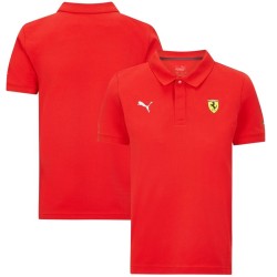 Polo Puma Ferrari para niños rojo