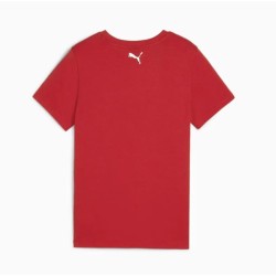 Camiseta Puma Ferrari Big Shield para niños roja