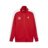 Chaqueta deportiva icónica T7 Puma Ferrari para hombre roja