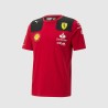 Camiseta Ferrari RP Sainz para hombre roja